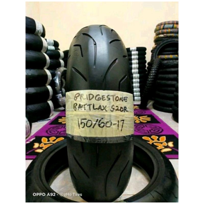 Ban moge tubles ukuran 150/60-17 160/60-17 merk Bridgestone battlax