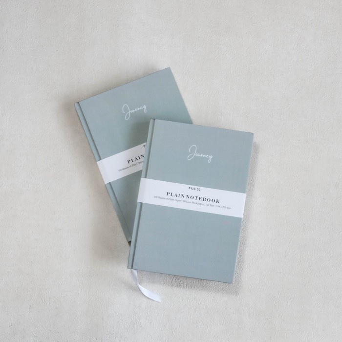 

✨BISA COD✨ -Notebook Polos / Plain Paper A5 - Blue