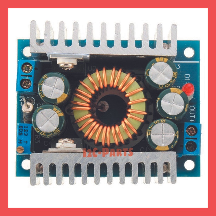 DC-DC High Power Low Ripple 12A Adjustable Step-down 95% Efficiency