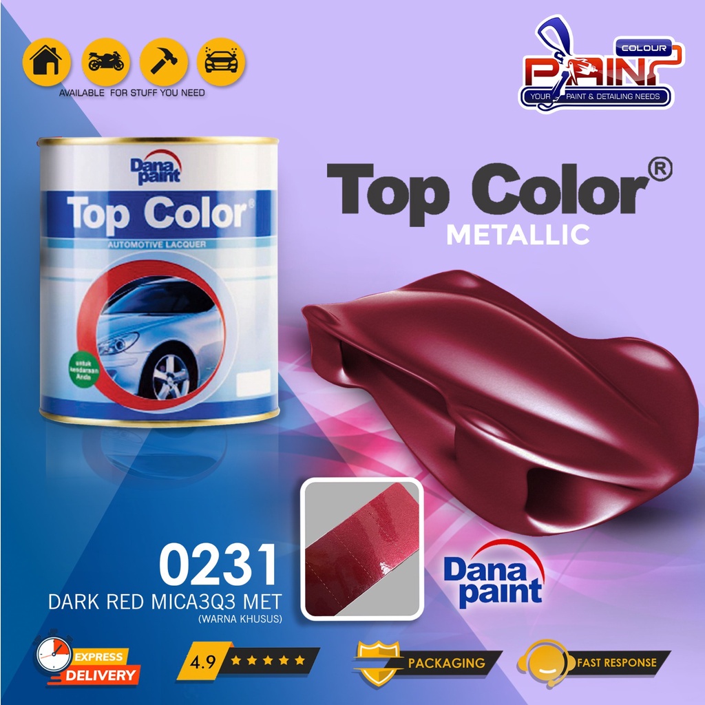 Top Color Metallic 0231 Dark Red Mica 3Q3MET - Cat Duco - ECER