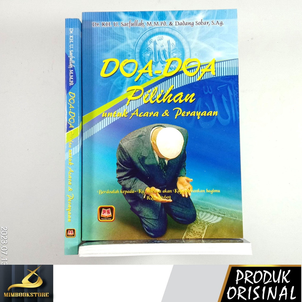 Buku - Doa-doa Pilihan untuk Acara dan Perayaan - Dr. KH. U. Saefullah, M.M.Pd - Dadang Sobar, S. Ag. - Penerbit Pustaka Setia - Mimbookstore