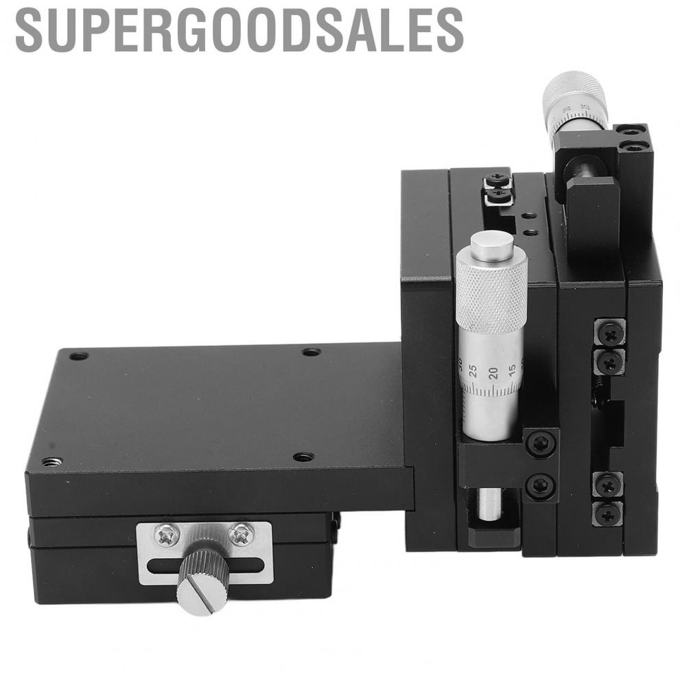 Supergoodsales Accurate Linear Stage  Practical Manual XYZ Axes Sturdy Aluminum Alloy for Inspection