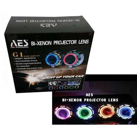 PROJIE AES / projector set HID AES kingkong murah