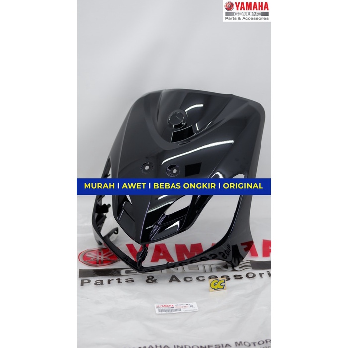 Cover Panel Depan Tameng Yamaha Mio Smile Hitam 28D-F8311-00-P1 - Sparepart Sperpart Spare Part Moto