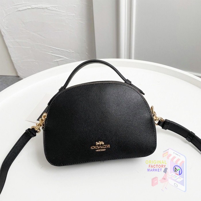 TAS C0ACH 1589 Serena Satchel Crossgrain Black Original VS