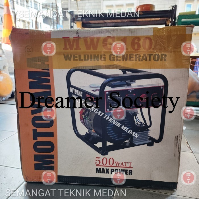 Berkualitas MWG160A MESIN LAS GENSET BENSIN GENERATOR WELDER MOTOYAMA MWG 160 A HBJ690