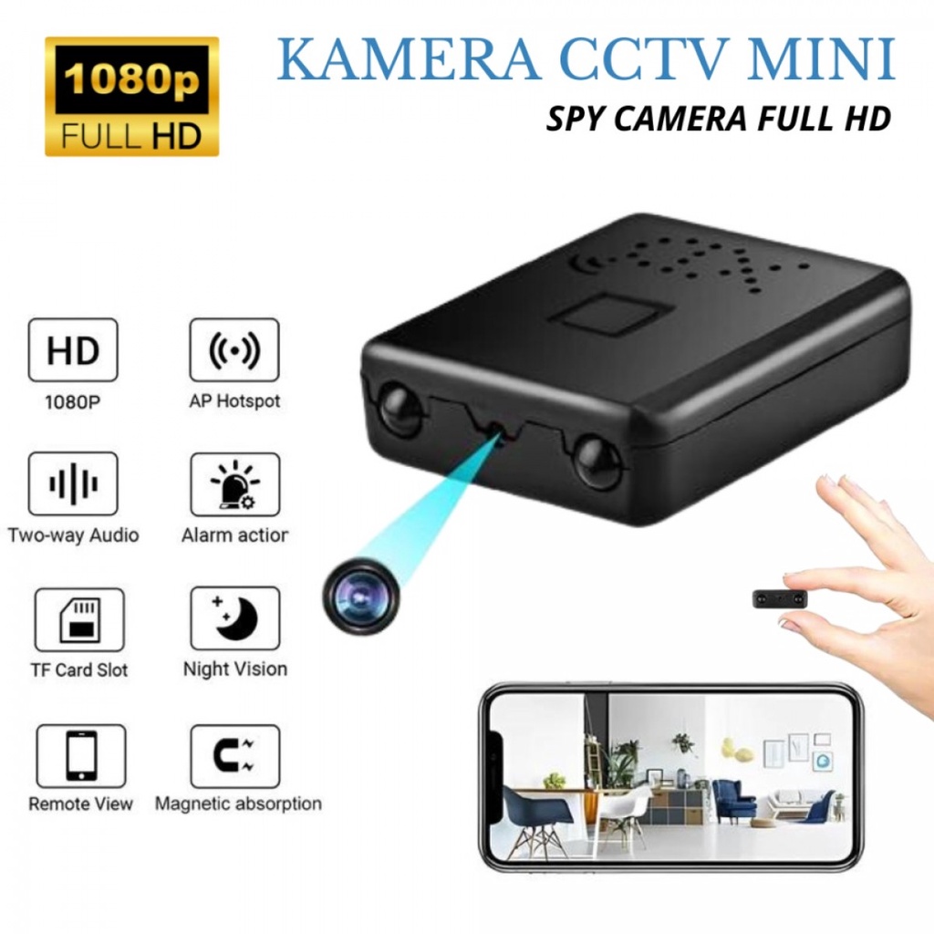 XD kamera CCTV mini tanpa kabel night vision