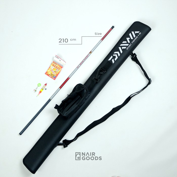 Set Pancing Joran Tegek Lucky Star Ukuran 210-450 cm Tas Hardcase 80 - 210 ORIGINAL