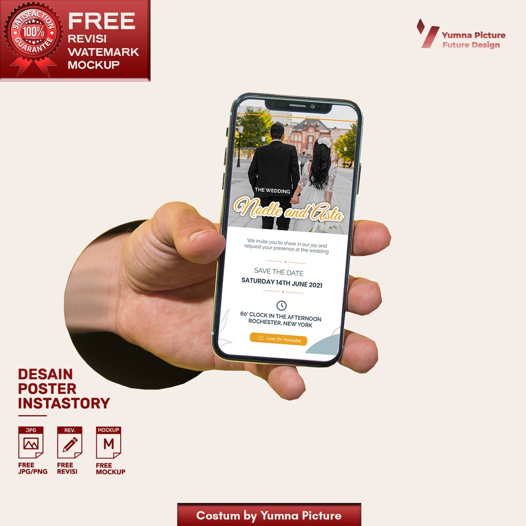 JASA DESAIN UNDANGAN DIGITAL | Poster Instastory