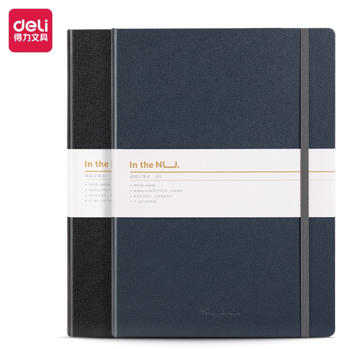 

Nusign Leather Cover Notebook Sampul Kulit A5 B5 96 Lembar NS20X - B5