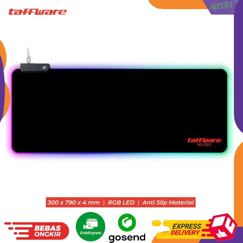 TaffGO Gaming Mouse Pad Size-XL Glowing RGB LED Luminous Mouse Pad