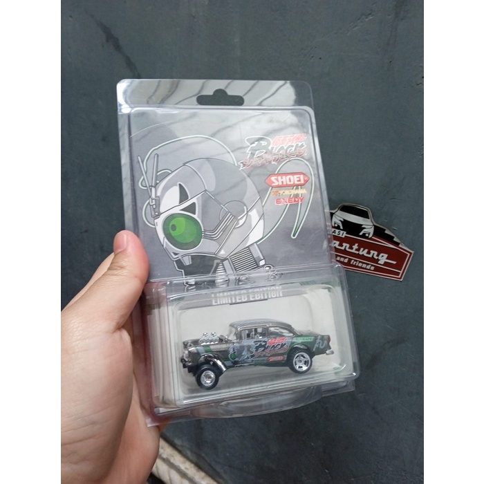 TERBARU Hot wheels 55 chevy bel air gasser custom Kamen Rider Shadowmoon