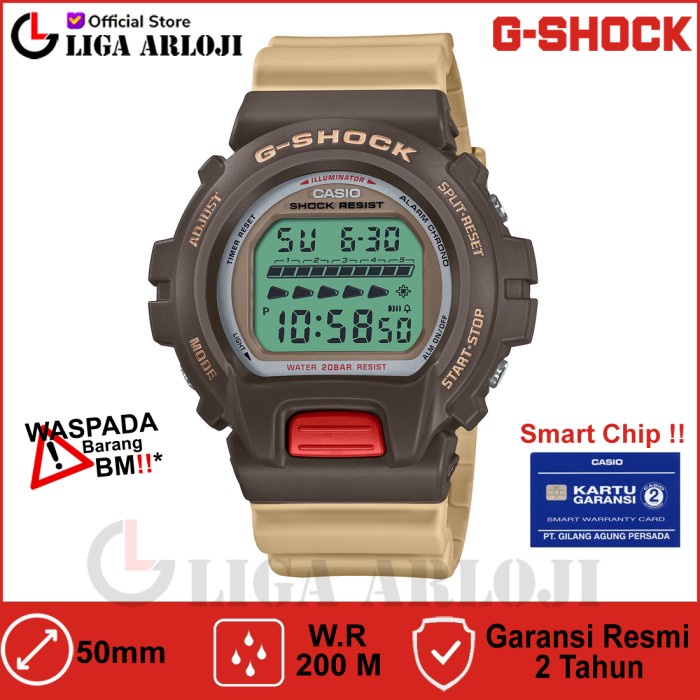 Casio G-Shock DW-6600PC-5DR Jam Tangan Pria DW-6600PC-5 GSHOCK DW6600