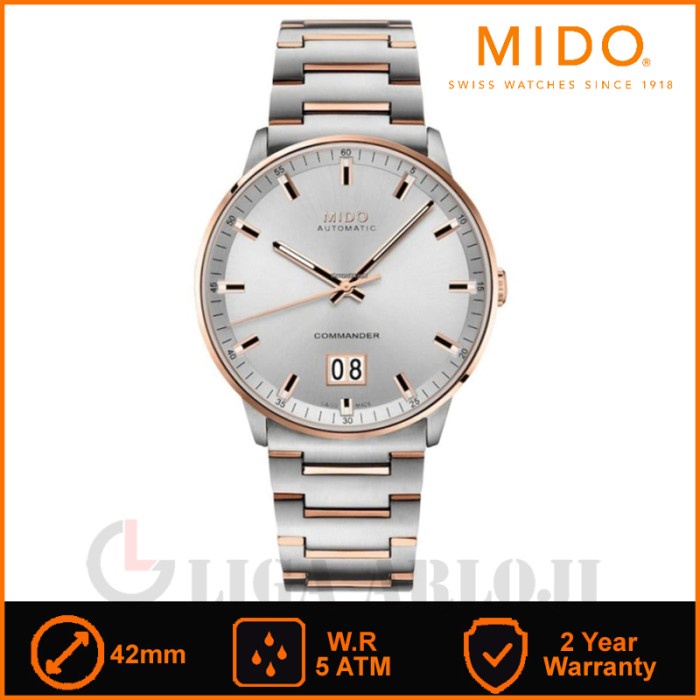 MIDO M021.626.22.031.00 Commander Big Date - Jam Tangan Pria Automatic