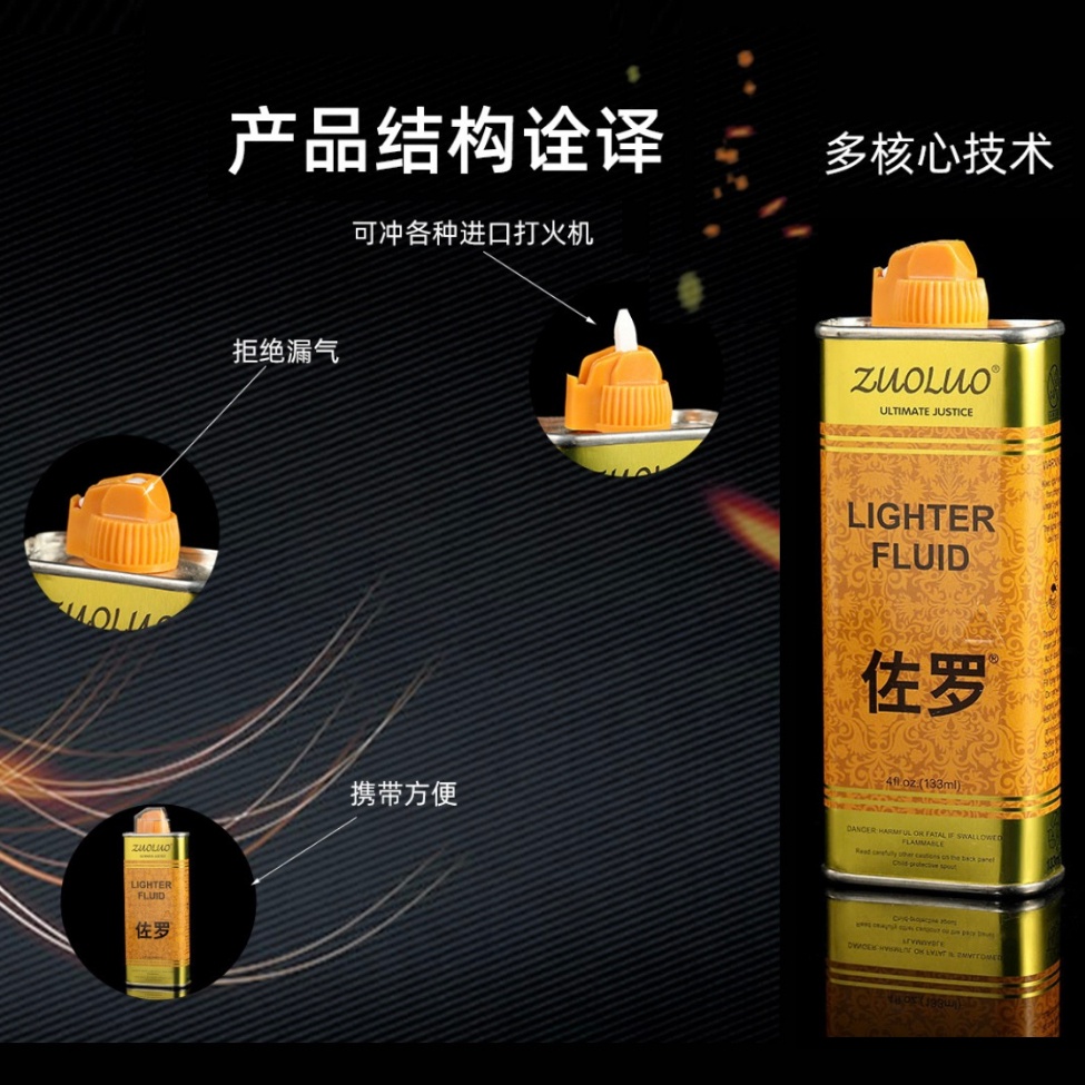 Original Zorro Oil Kerosene Lighter / Lighter Korek Api Unik