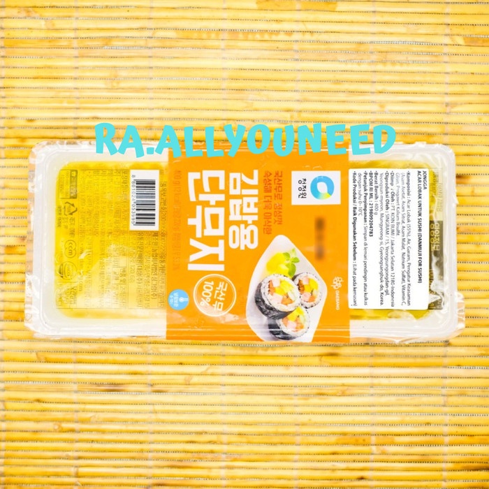 

Acar Lobak Korea / Danmuji Sushi Gimbap JONGGA - 400g - CJ