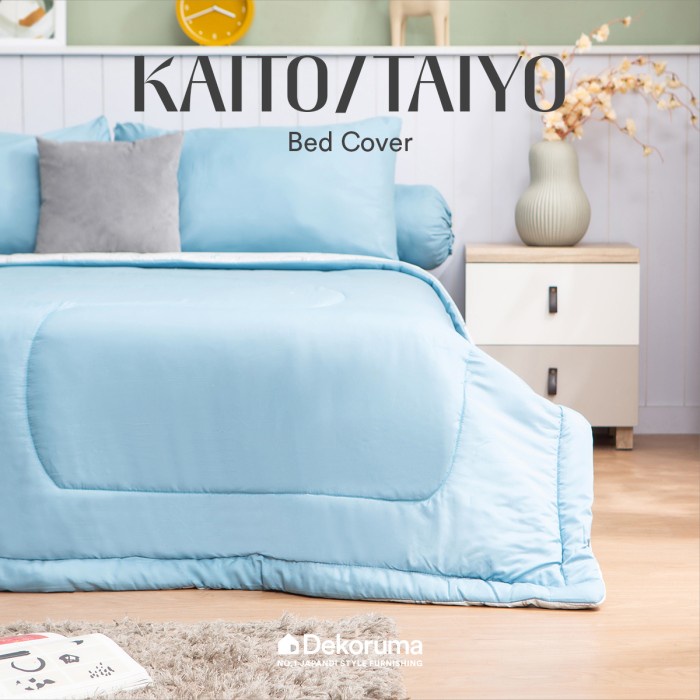 Dekoruma KAITO / TAIYO Bed Cover Microtex Single 140x230 cm