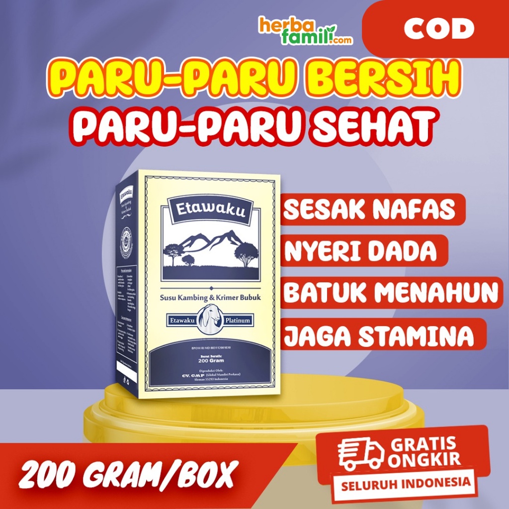 

COD ETAWAKU PLATINUM 100% ORIGINAL | Susu Kambing Etawaku Platinum Asli Ampuh Mengobati Nyeri Sendi Dan Pegel Linu ETAWAKU PLATINUM