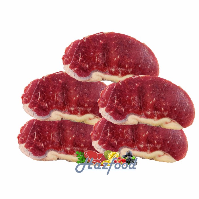 

Steak Striploin Local ±200gr x 5 Pcs