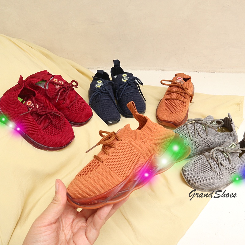 SEPATU LED ANAK YUCATAN SIZE 26-30 LIVE