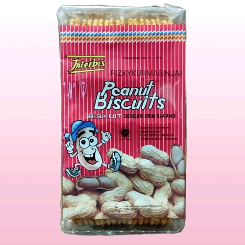 

Interbis Peanut Biscuits Biskuit Krim Kacang