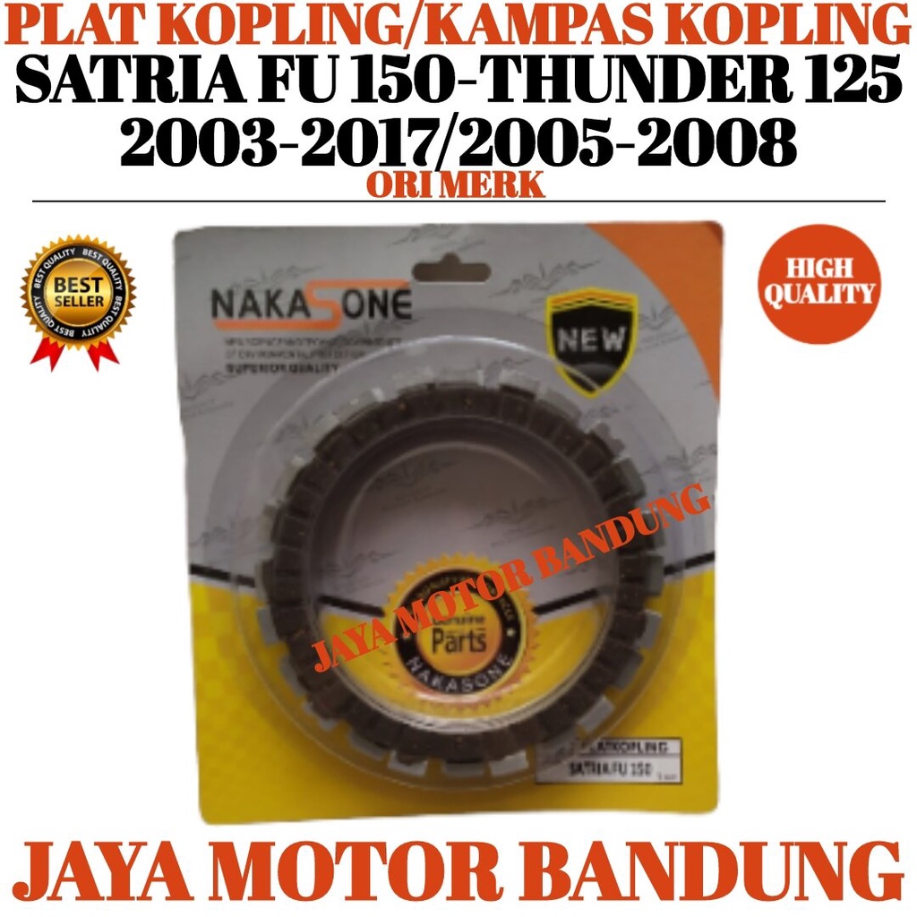 PLAT KOPLING SATRIA F 150-KAMPAS KOPLING  SATRIA FU 150 SATRIA FU BARONG TAHUN 2003 2006 2007 2010 P