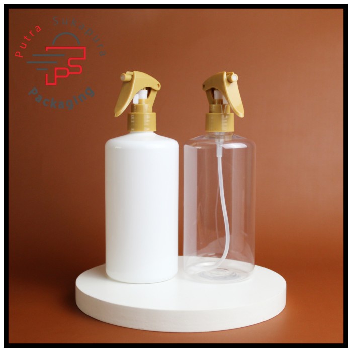 botol spray triger 500ml pet/botol triger 500ml/triger neck 24 gold dw