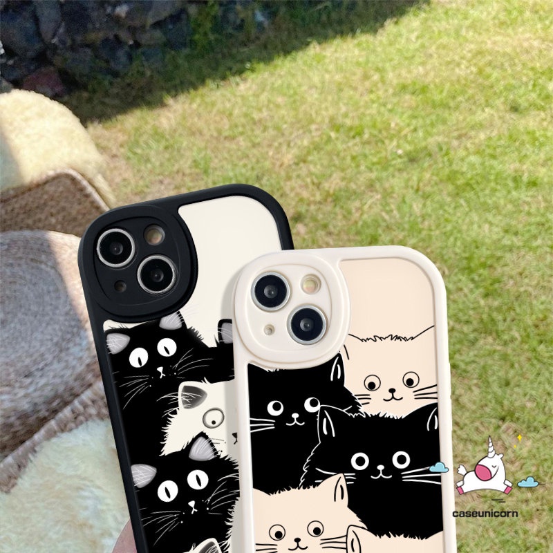 Casing Kartun Infinix Hot 10T 11 10s 11s 9 10 Play Hot 10 Lite Smart5 6 Infinix Note8 Kucing Lucu Imut Tpu Soft Phone Case