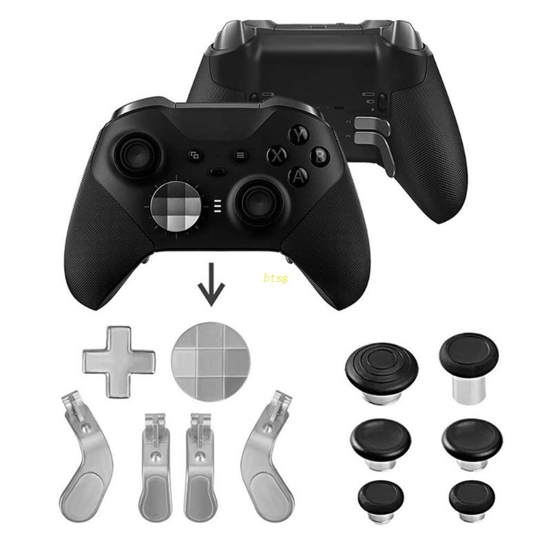 Btsg Tombol Aksesoris Handle Aksesoris Untuk Xbox One Elite2 Rocker for Cross for Key Puller Full Set Joystick Caps