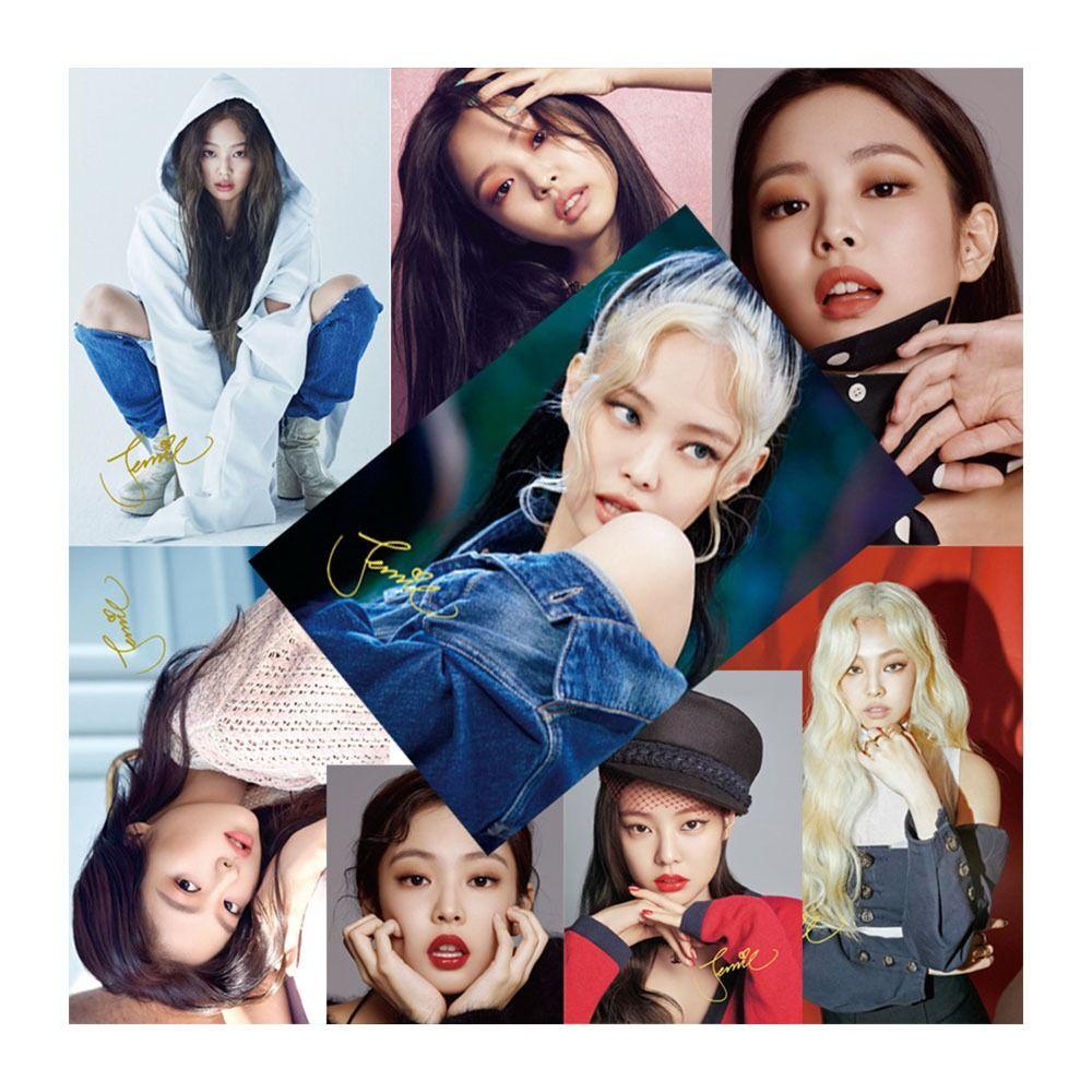 Mxbeauty Blackpink Poster Oversized Korea 8pcs/set HD Foto Mural Paper Kamar Tidur Wallpaper Penyanyi Poster Jennie Tempel Poster Blackpink