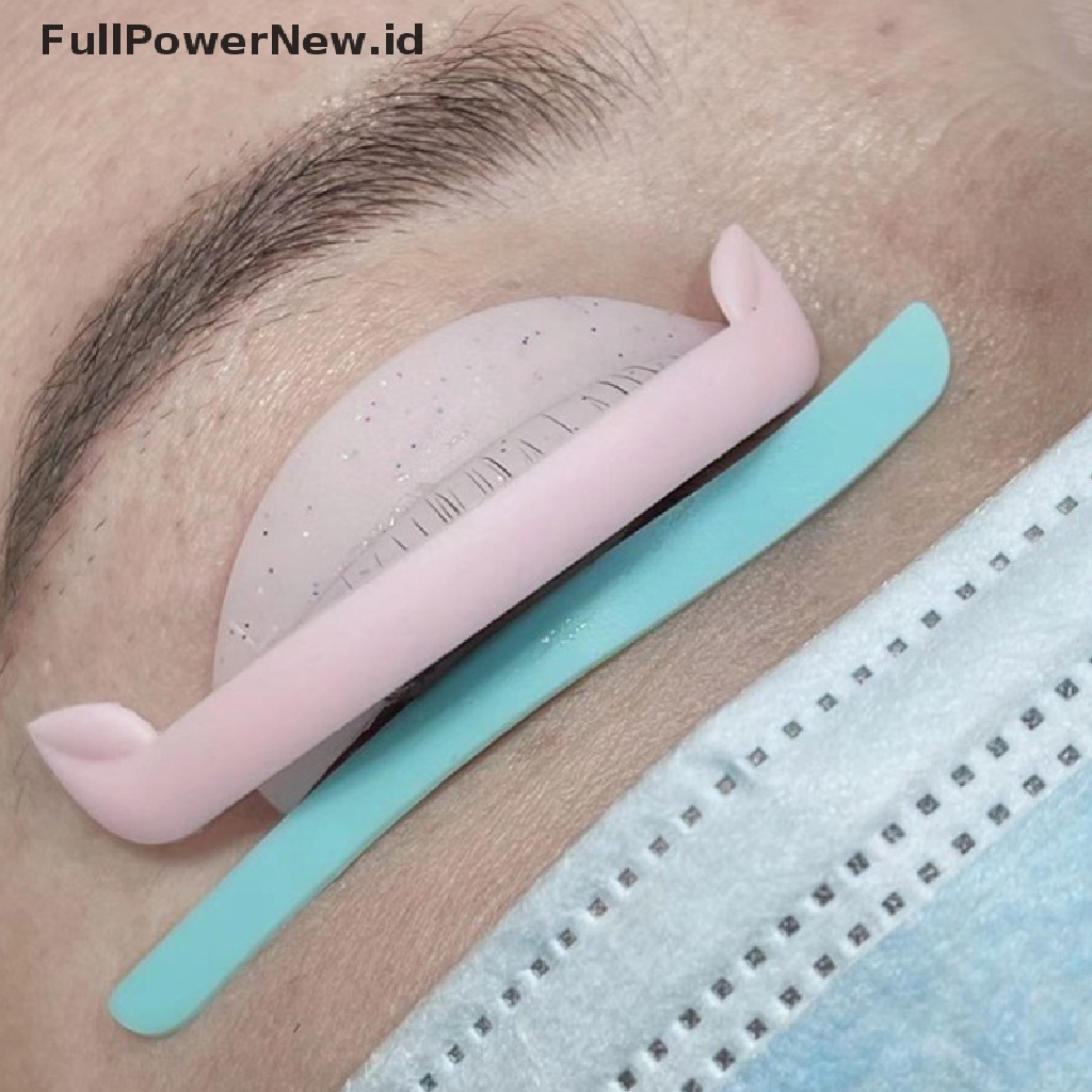 Power 2pasang Silicone Eyelash Lift Silicone Lash Lift Perm Pads Alat Pengeriting Bulu Mata ID