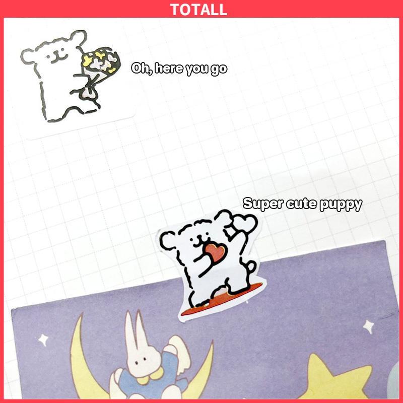 COD Kartun Lucu Bahan Scrapbook Sticker Melody Crayon Shin-chan Line Dog DIY Stiker Dekoratif-Totall