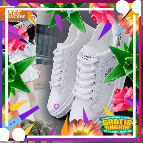 SUPERME Sepatu Sneakers Sport Wanita Sepatu Korea Sneaker Olahraga Cewek/ solat sholat ied idul adha