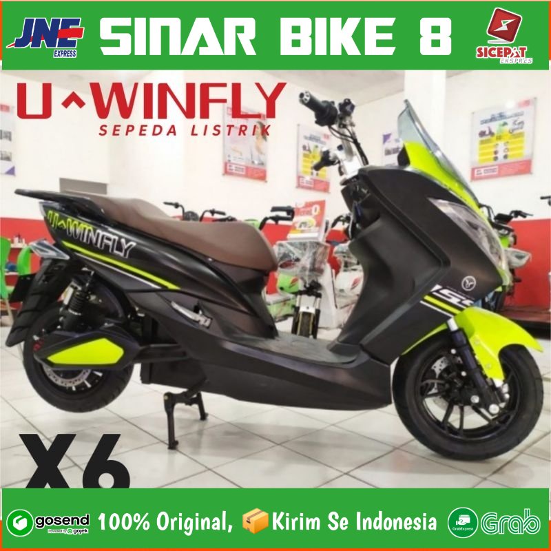 Sepeda Motor Listrik UWINFLY X6 New 2000 Watt Electric Bike (OFF THE ROAD)