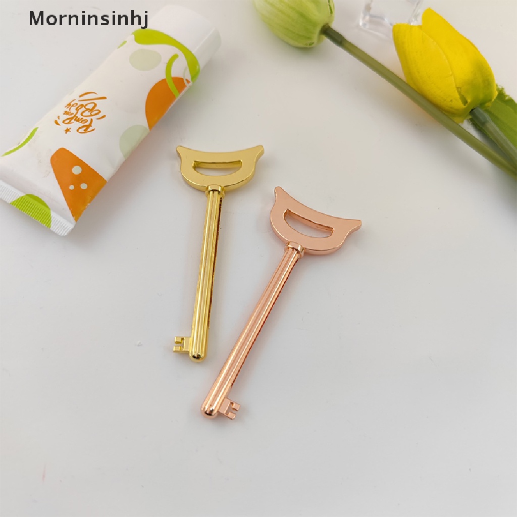 Mornin 1PC Alat Peras Pasta Gigi Stainless Steel Rolling Press Squeezer Dispenser id