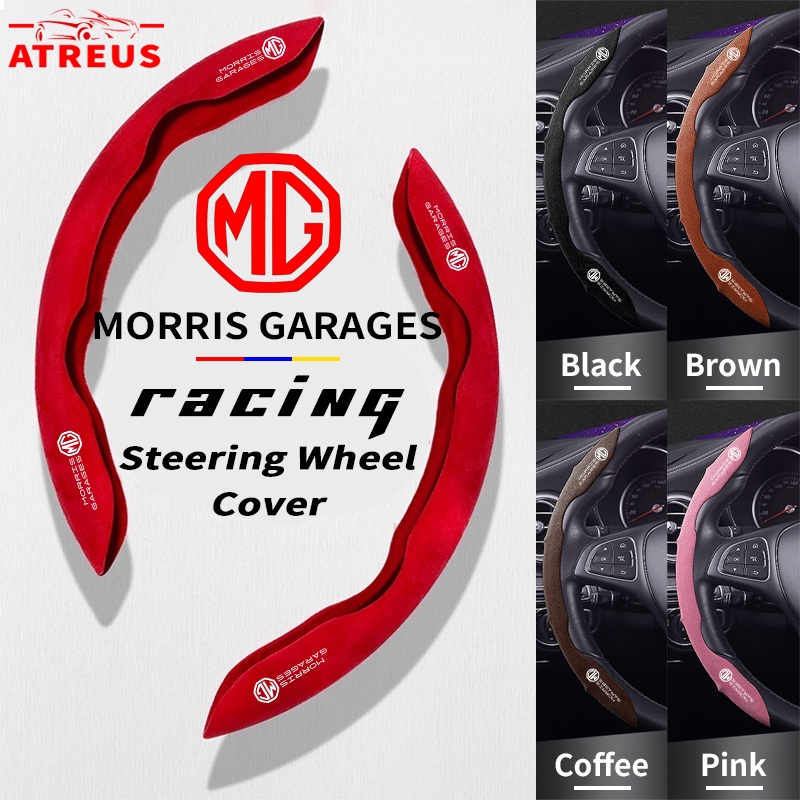 Mg Sarung Pelindung Setir Mobil Sport Steering Wheel Cover Anti Slip Serap Keringat Untuk HS ZS EP MG5 MG3 Ev5 6 2022 Extender