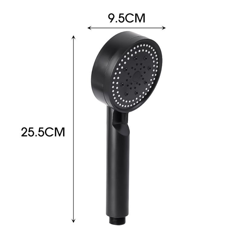 Kepala Shower Genggam Tekanan Tinggi/5-gear Adjustable Detachable Shower Spray Nozzle/Kepala Shower Hemat Air Aksesori Kamar Mandi