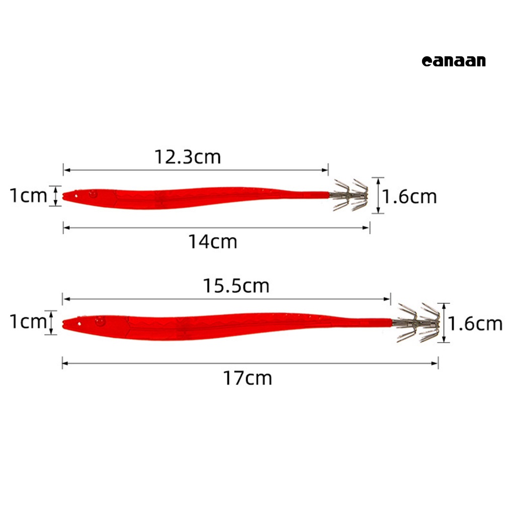 Cnn-2pcs Warna Vibrant Desain Imitasi UV Reflektif Lure Umpan Buatan Squid Hook Jigs Fishing Lure Memancing Aksesoris