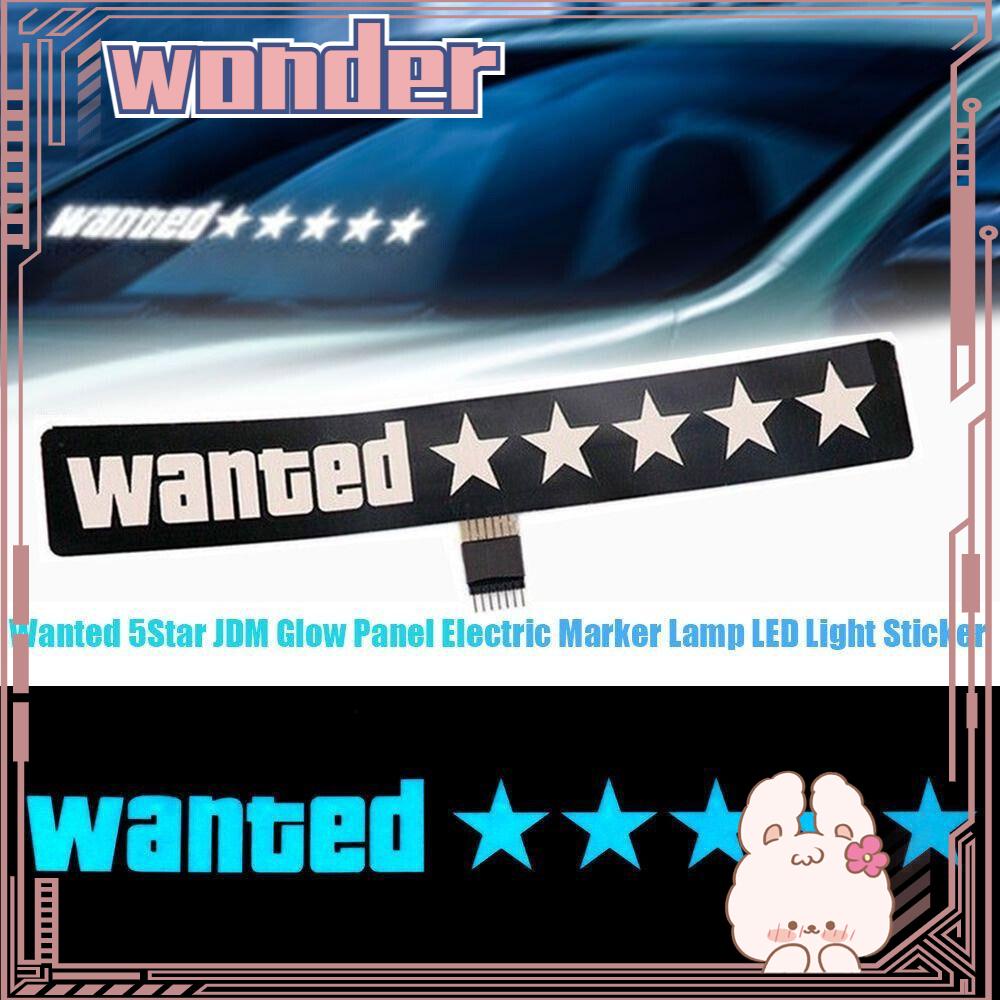 Wonder LED Car Sticker Auto/Moto Dekorasi Sticker Stiker Mobil Elektrik Decals