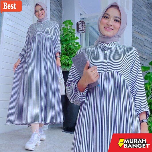 Tunik jumbo terbaru untuk wanita- Fashion Muslim / Pakaian Muslim Wanita / Bisa COD / Baju Long Tuni