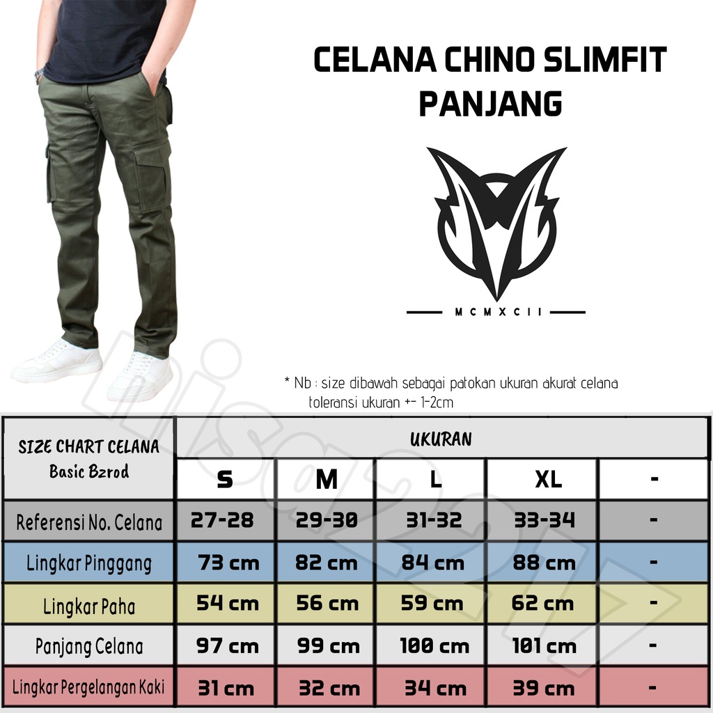 Celana Cargo Pants Panjang Pria Outdoor Slim Fit Premium All Varian