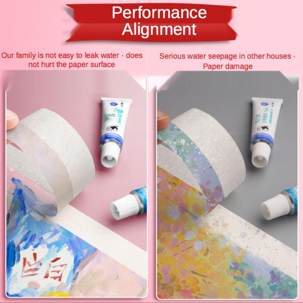 Nanas 4roll.ng Tape Untuk Seni Sketsa Lukisan Minyak Tahan Suhu Pelukis Dekorasi Berlian Lukisan Alat Menggambar Tulisan Dekorasi Diy Craft Anti-Kotor Tape