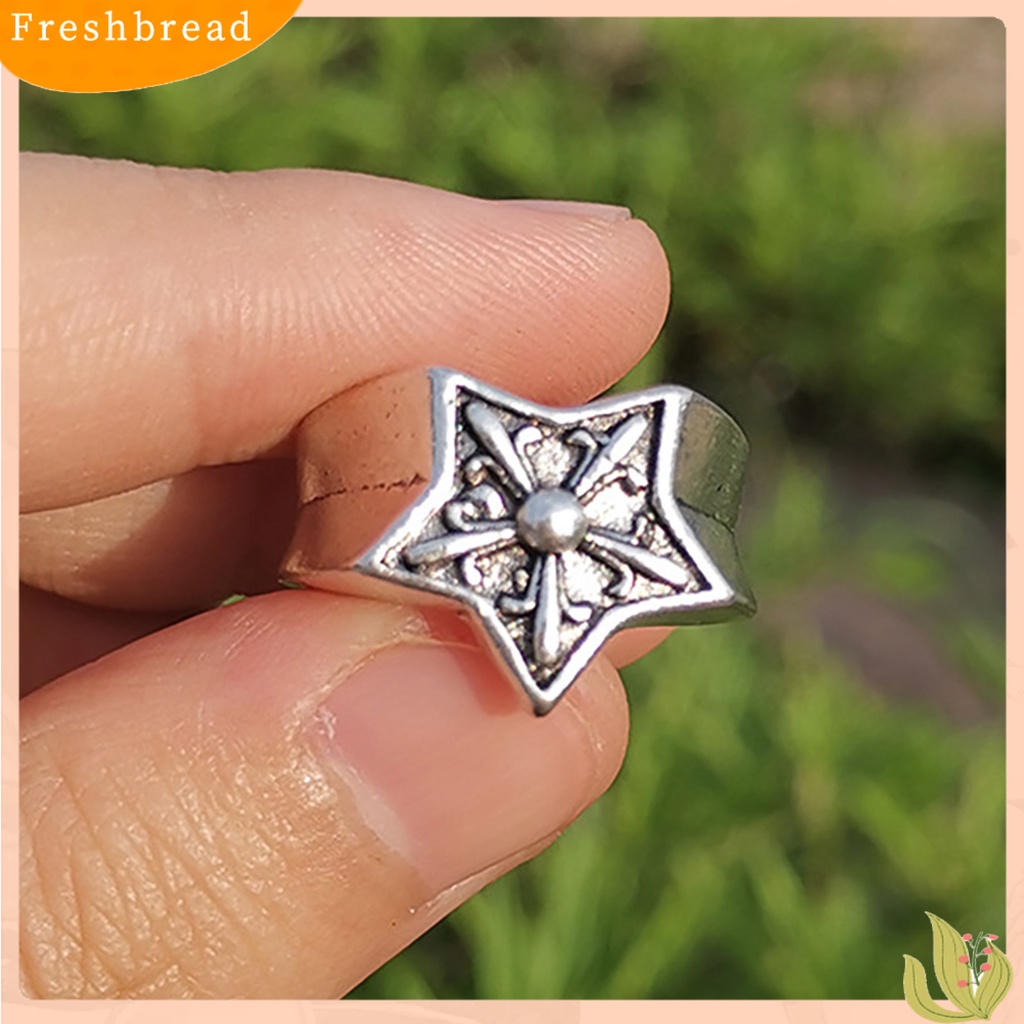 &lt; Freshbread &gt; Wanita Cincin Kepribadian Hias Gaya Eropa Fashion Retro Skeleton Silvering Finger Ring Untuk Pakaian Sehari-Hari