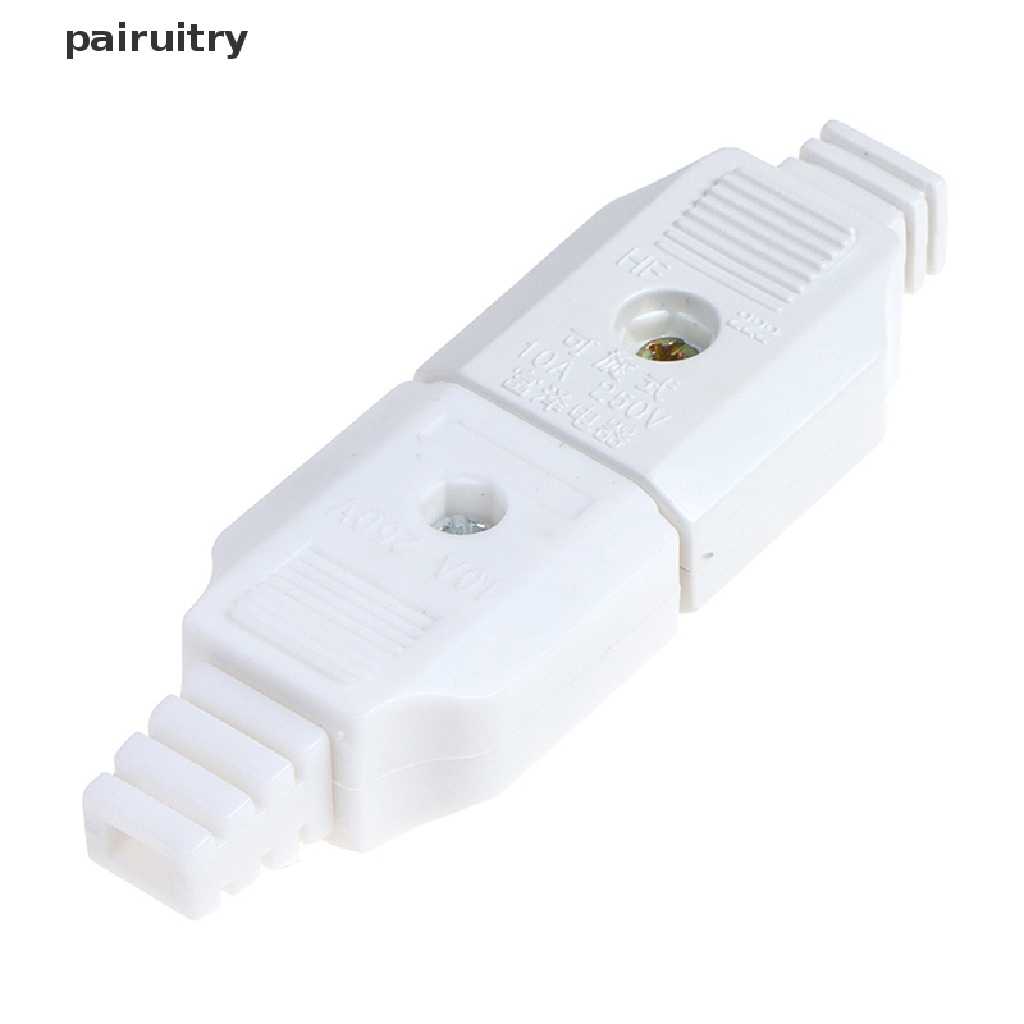 Prt US 2pin Gepeng AC Listrik Power Male Plug Female Socket Outlet Adaptor Kawat PRT