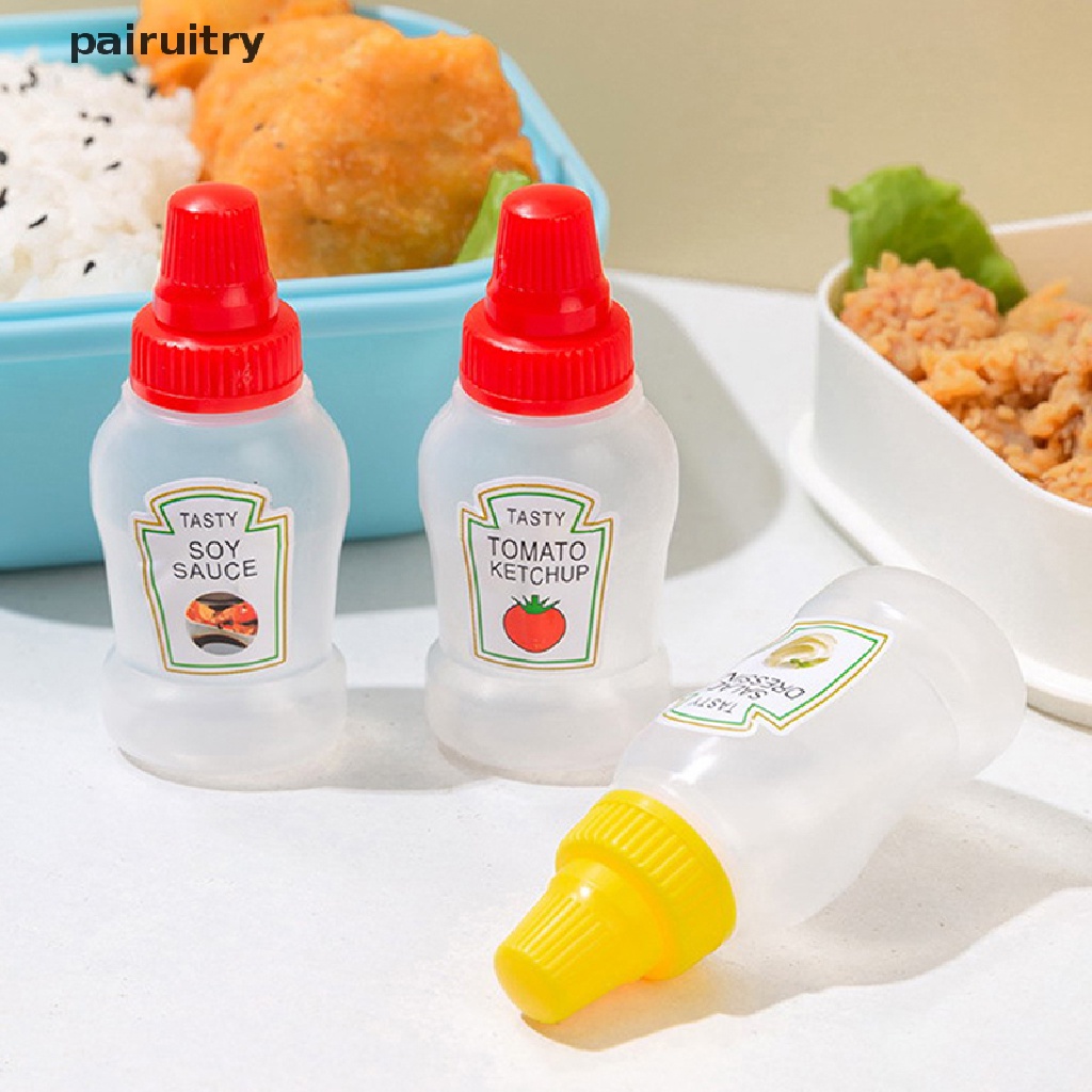 Prt Mini Portable Wadah Saus Kecil Kuah Tomat Salad Dressing Botol Minyak PRT