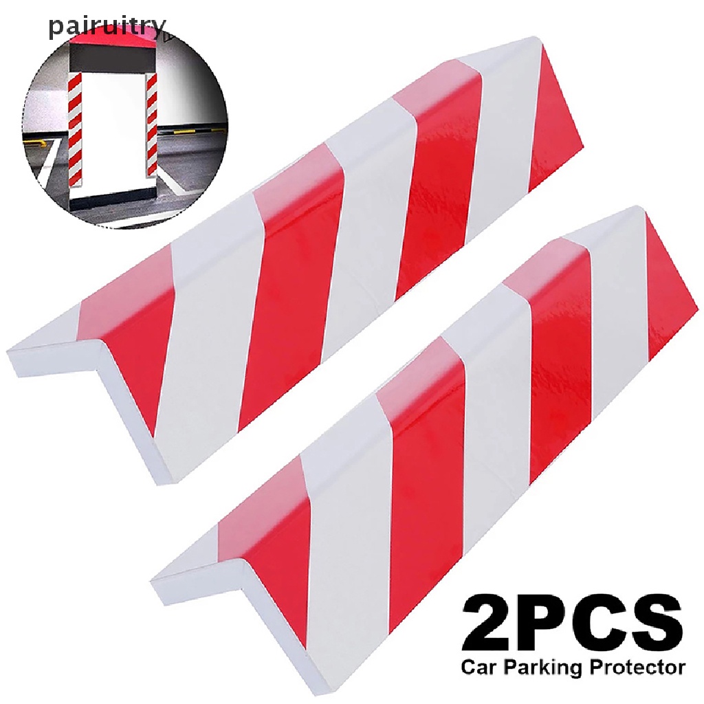 Prt 2PCS Busa Pelindung Dinding Garasi Pinggir Sudut Bumper Foam Stiker Mobil Anti Gores PRT
