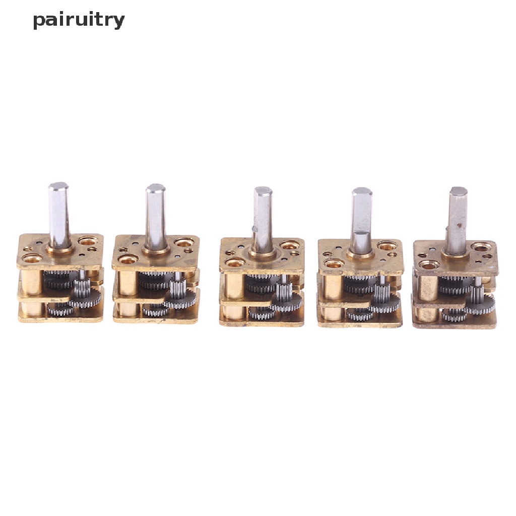 Prt 5pcs All metal gear reducer N20 reducer gearbox Pengecil DIY N20 Geared Motor PRT