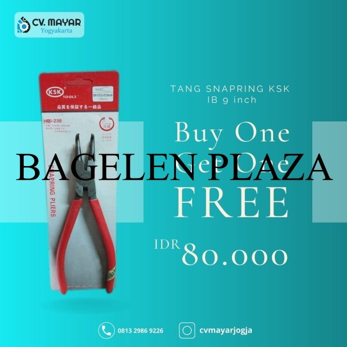 Diobral Tang Snapring KSK IB 9 inch Buy 1 Get 1