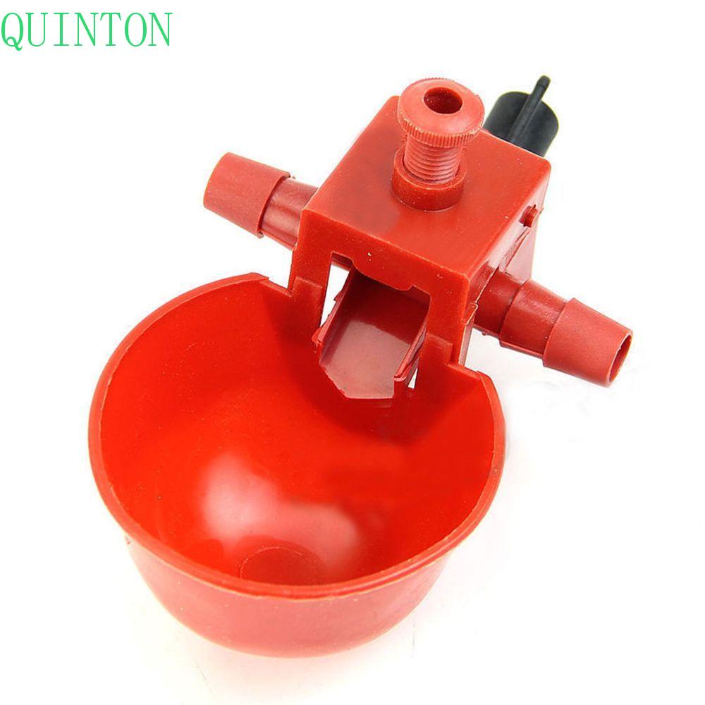 QUINTON 5Pcs Bowl Useful Drinking Drinker Poultry Duck Durable Plastic Practical Fowl Water Cup/Multicolor