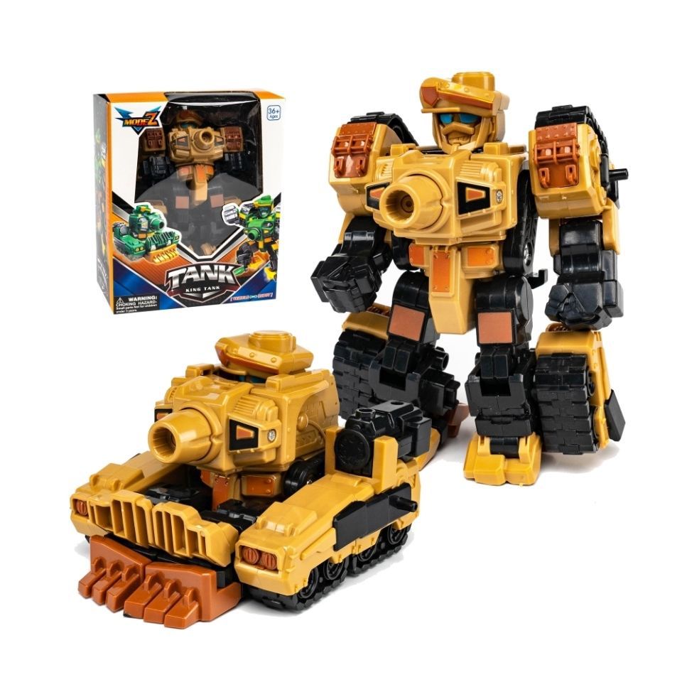 Mobil Transformasi Model Robot Super-transforming Ares Tank Model Koleksi Pesawat Mainan Kartun Untuk Anak Laki-Laki